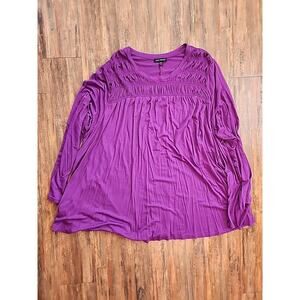 Pleated Lane Bryant Long Sleeve Womens Size 26/28